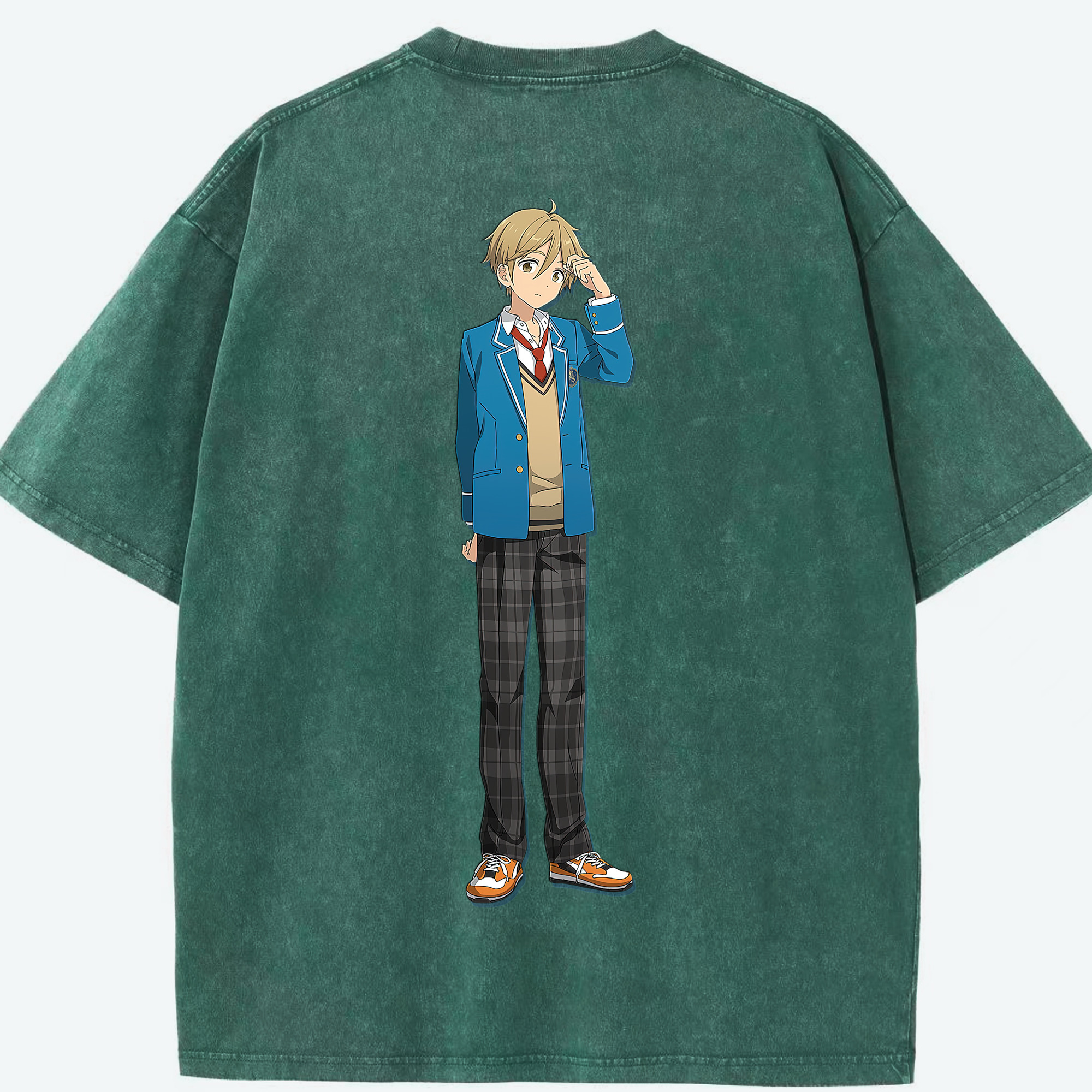 （画像用） あんさんぶるスターズ! Ensemble Stars 綿100% ヴィンテージ風 半袖Tシャツ（背面プリント）